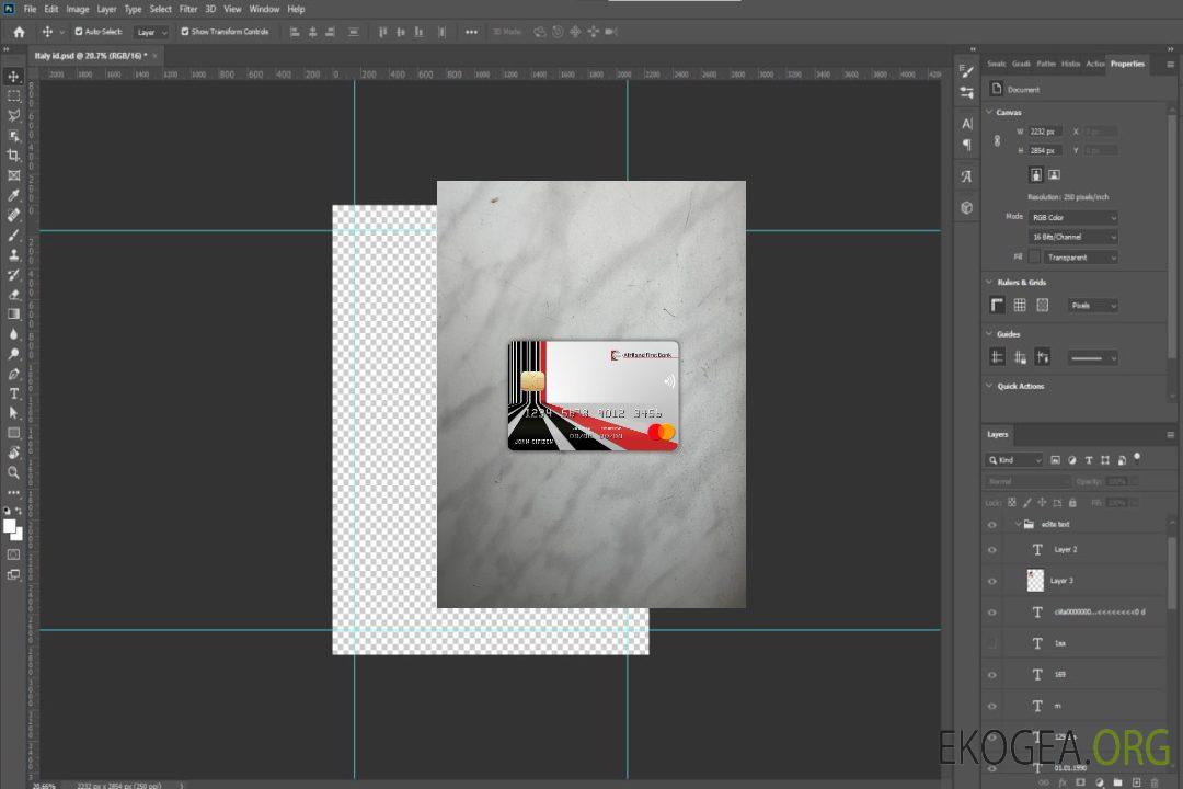 Cameroun Afriland First bank mastercard photolook recto template Cameroun Afriland First bank mastercard photolook recto template